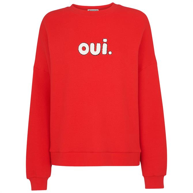 Whistles Oui Logo Sweatshirt